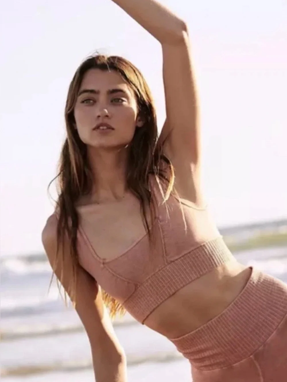 NWOT Free People Good Karma Square Neck Bra